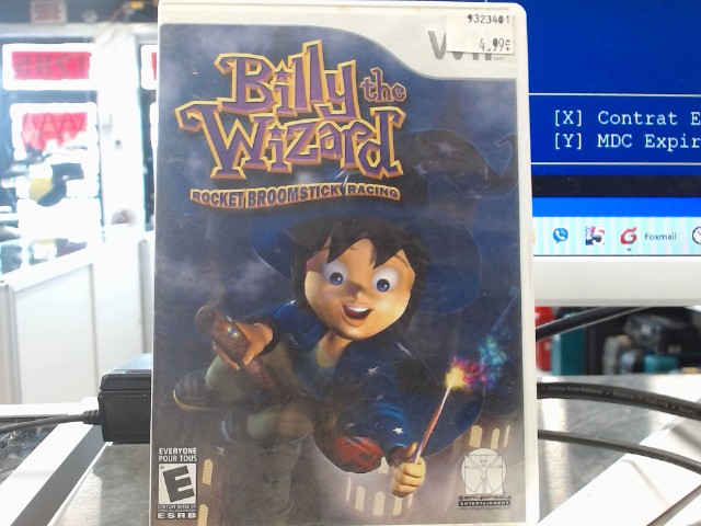 Billy the wizard rocket broomstick racin