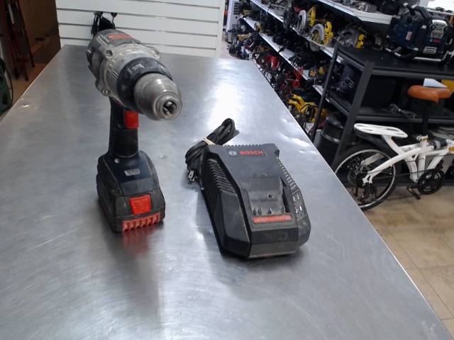 Drill bosch + batt 4ah + charg ds gs