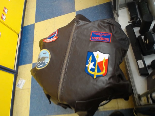 Leather jacket top gun contract laval