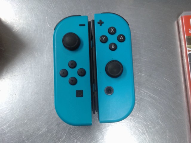 Pair de manette switch bleu