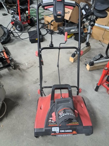 Souffleuse a neige electric 650l/min 18p