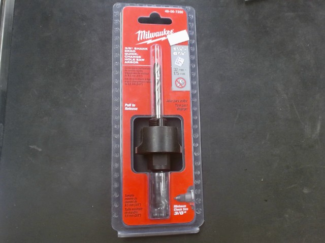 Hole saw arbor