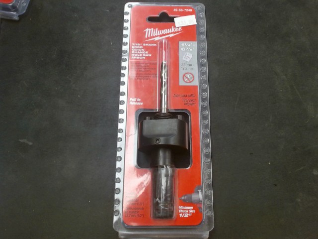 Quick change hole saw arbor