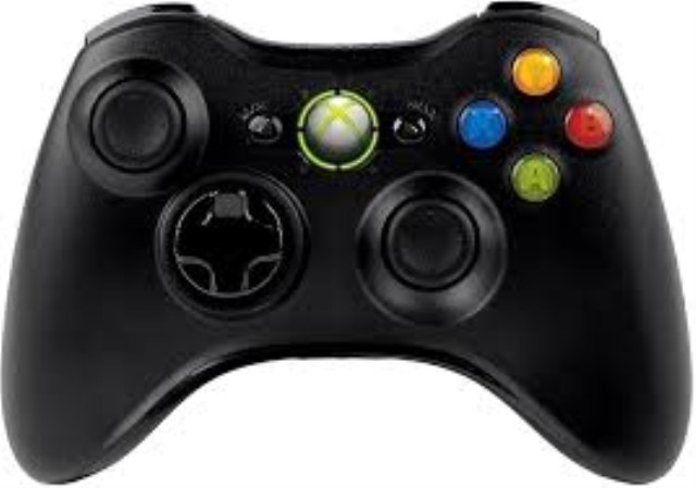 Manette de xbox 360 noir propre