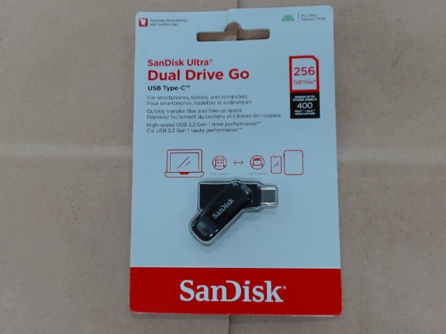 Dual drive go usb type-c 256go neuf/new