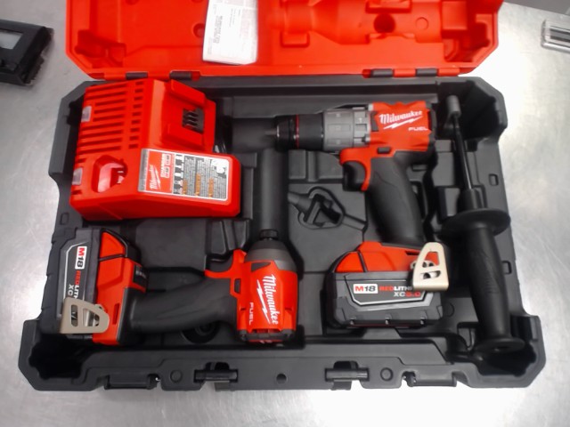 Kit impact + hammer drill 2batt+ chargeu