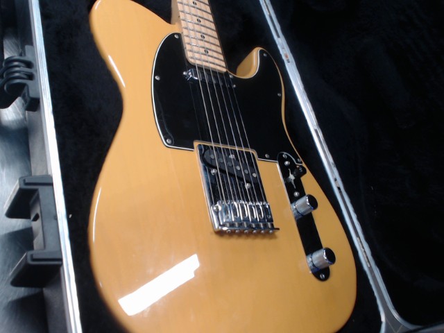 Guitar telecaster butterscotch+hard case