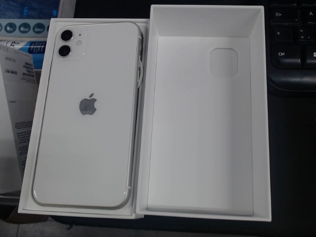 White iphone 11 64gb+box