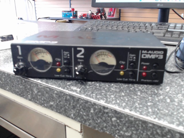 Microphone preamp m-audio dmp3+fils