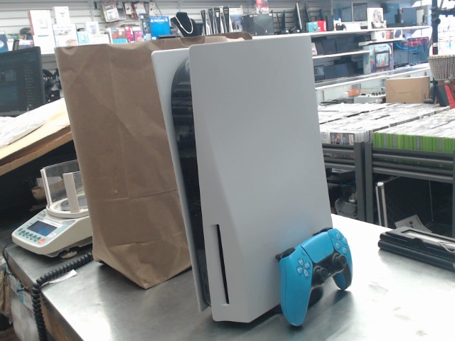Console ps5 originale disc manette bleu