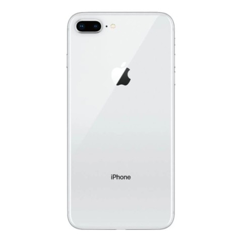 Iphone 8 plus blanc + case couleur multi