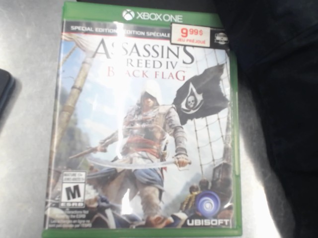 Jeu xbox one assassins creed iv black f