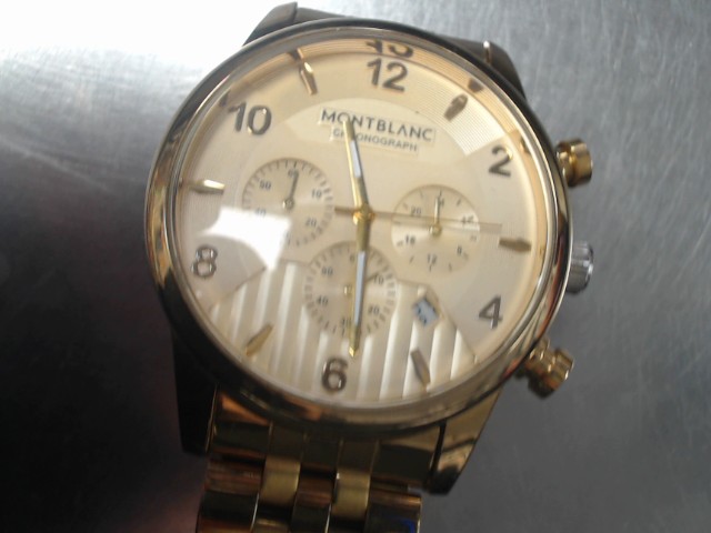 Montre dore montblanc imitation