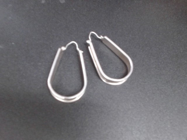 Boucle oreille silver forme u
