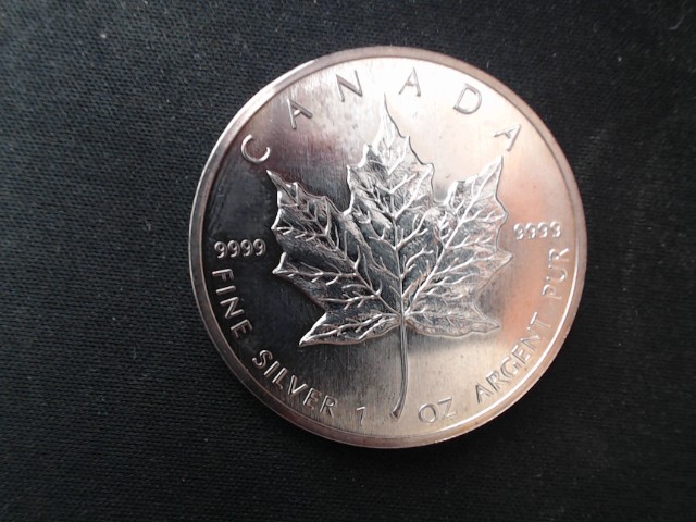Coin argent 5 dollars canadien argent