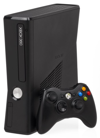 Xb360 slim noir pas hdd manette fils