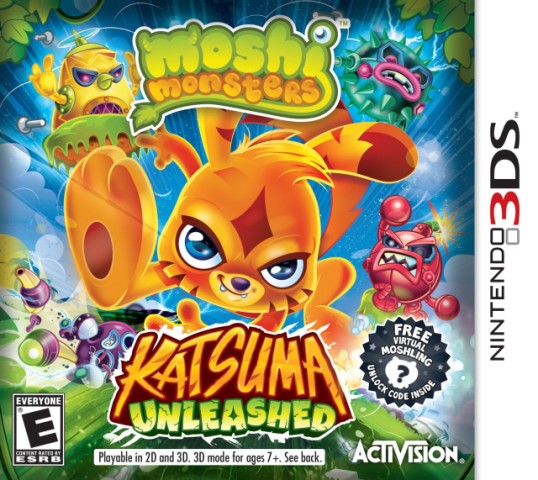 Moshi monsters: katsuma unleashed 3ds