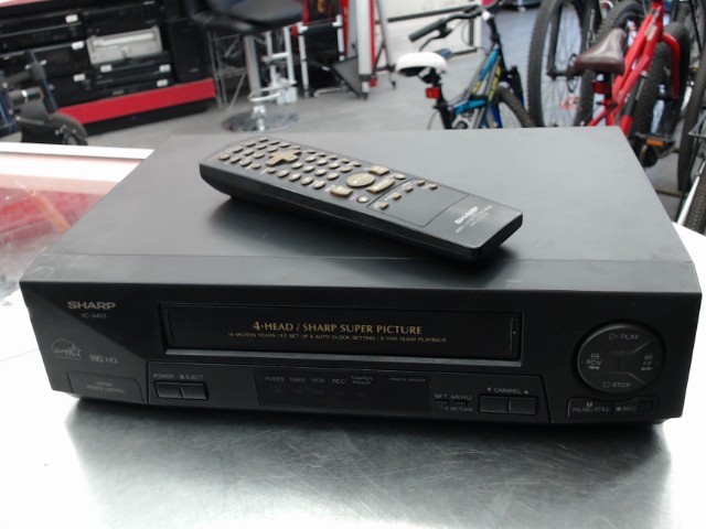 Lecteur vhs av manette