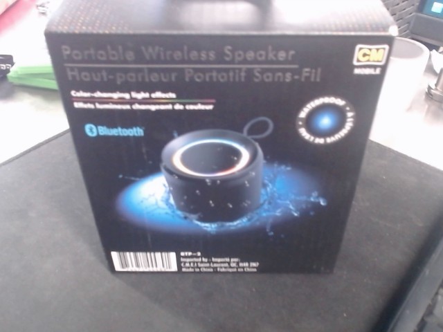 Portable wirelles speaker