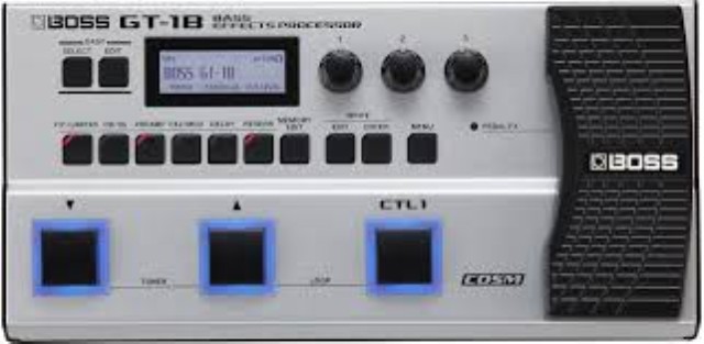 Pedale multi effect for bass boss gt1b