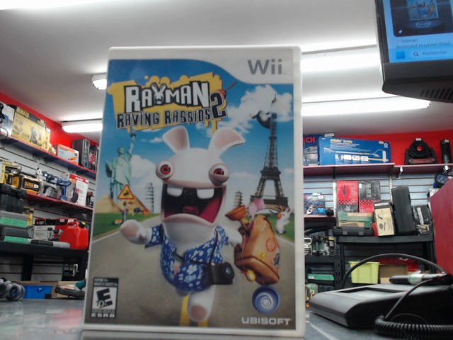 Rayman raving rabbids 2 cib