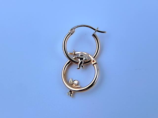 BOUCLES D OREILLES EN OR 10KT