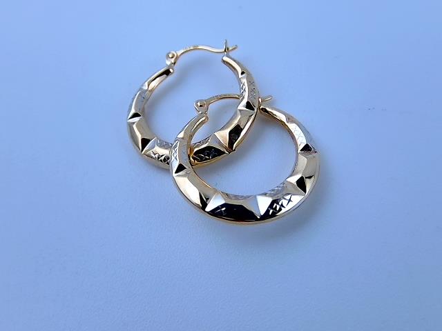 BOUCLES D OREILLES EN OR 10KT