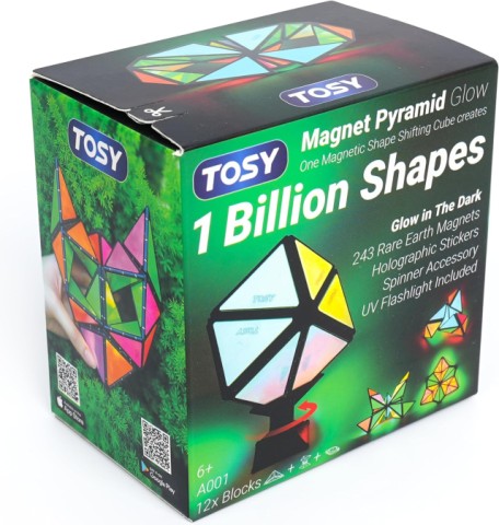 1 billion shape magnet pyramid glow neuf