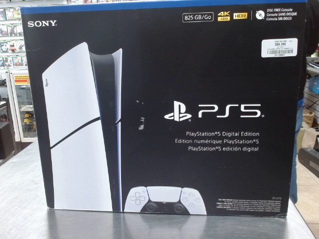 Ps5 console digital av 1 mannette fil