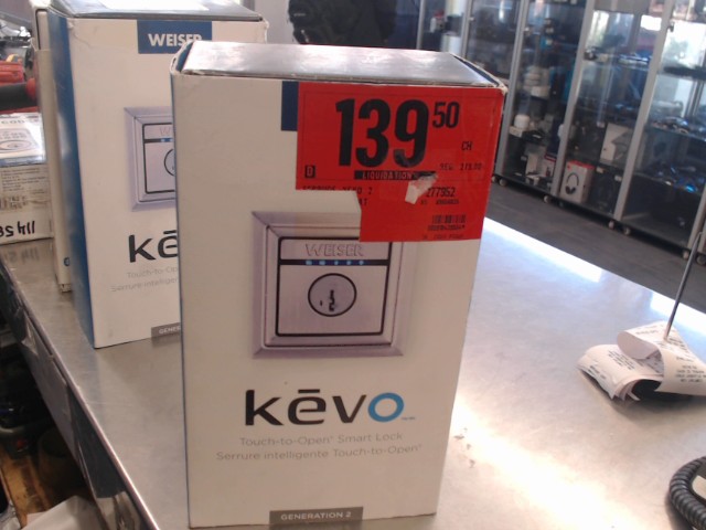 Kevo smart lock touch to open