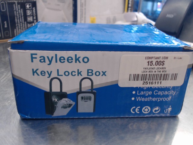 Lock box in the box