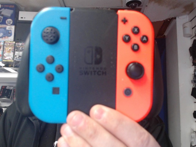 Paire de joy-con rouge bleu