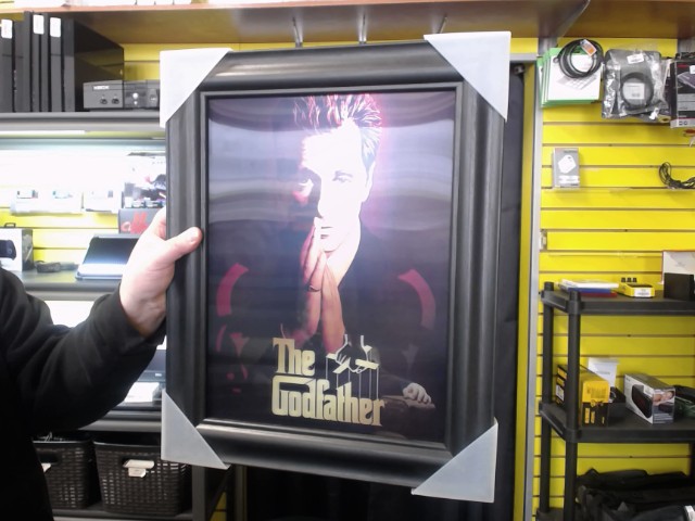 Cadre holographique 3d the godfather