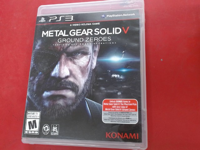 Metal gear solid v ground zeroes