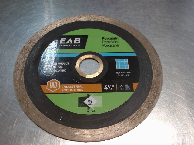 Lame 4-1/2'' porcelaine