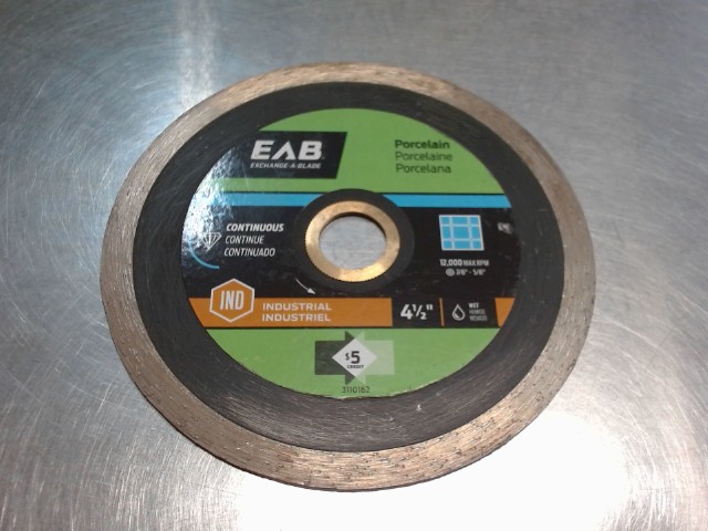 Lame 4-1/2'' porcelaine