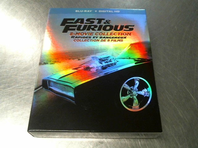 Fast and furious collection 8 bluray
