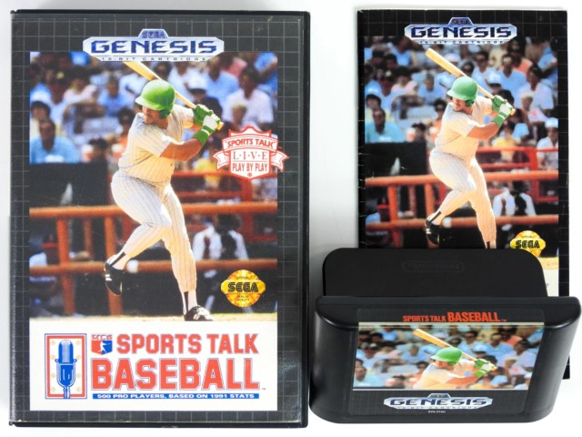 Sega genesis sports talk baseball