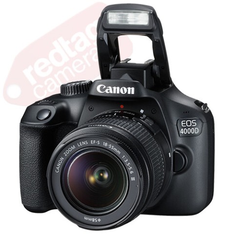 Canon eos 4000d + lens