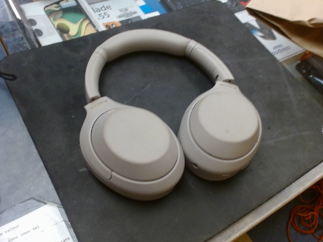 Ecouteur bluetooth gris brun