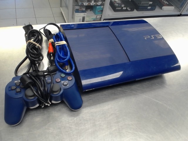 Ps3 slim 250 gb + man + fils