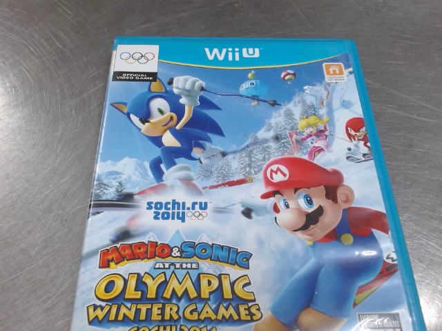 Mario sonic at the sochi 2014 olympic wi
