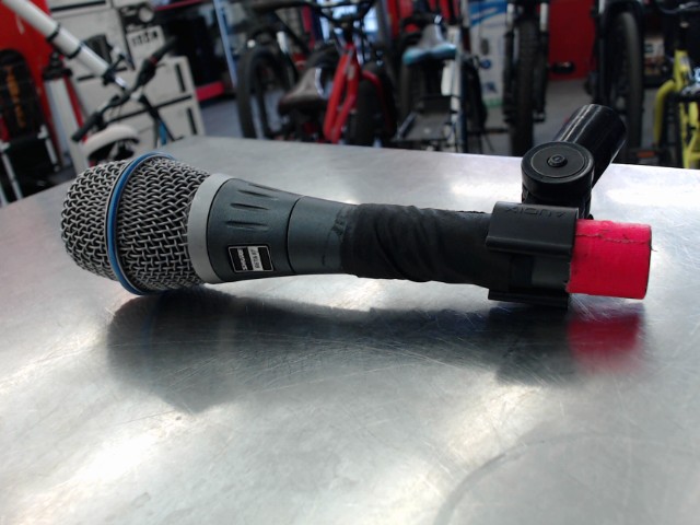 Micro condensateur bleu gris av clip