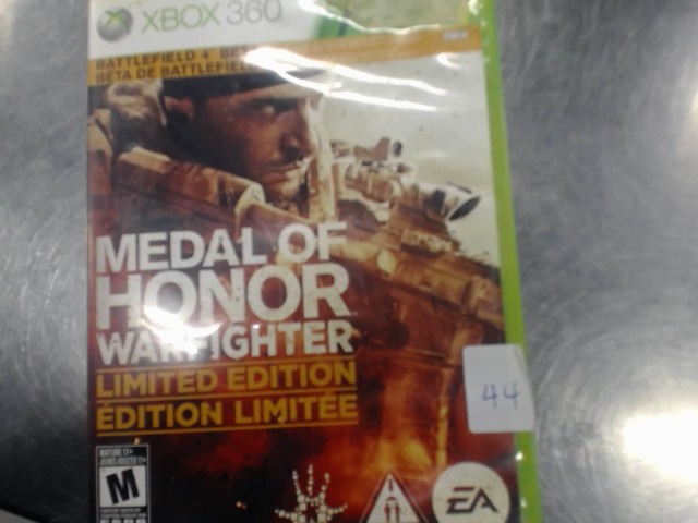 Medal of honor warfighter limited ed.