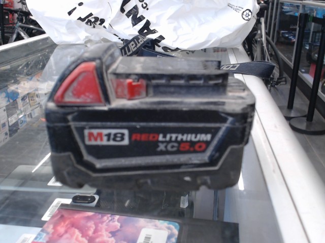 Milwaukee battery pack red lithium 5.0ah
