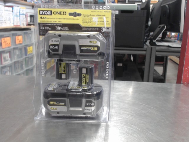 Kit de 2 batterie 18v(4.0ah)neuf
