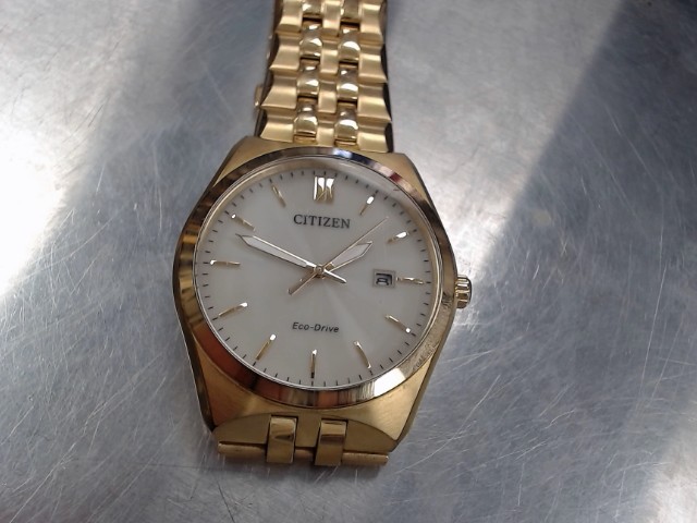 Montre citizen eco drive yellow