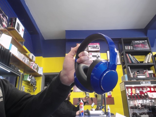 Ecouteur bleu