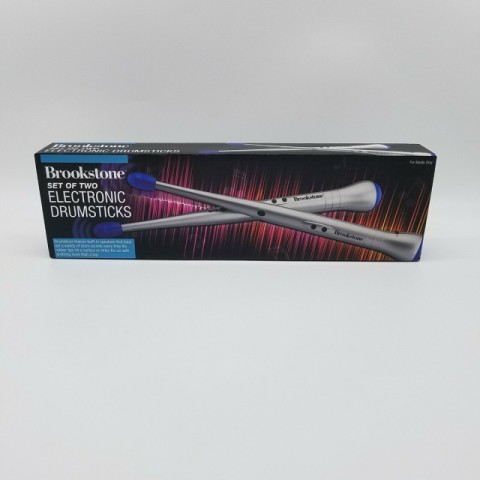 Set of two electronic drumsticks