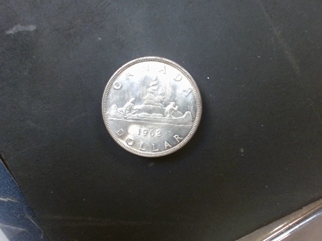 Piece en argent canadien 1962
